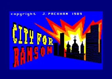 City For Ransom (UK) (1989) screen shot title